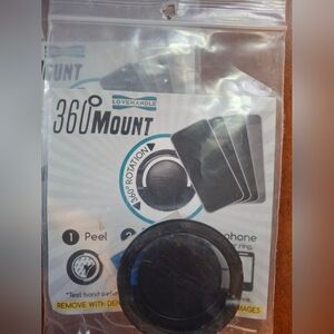 LoveHandle Black Swivel 360 Phone Mount -2 Available Priced For One-